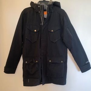 Merrell Womens Opti Warm Hooded Black Jacket Size: Small Petite
